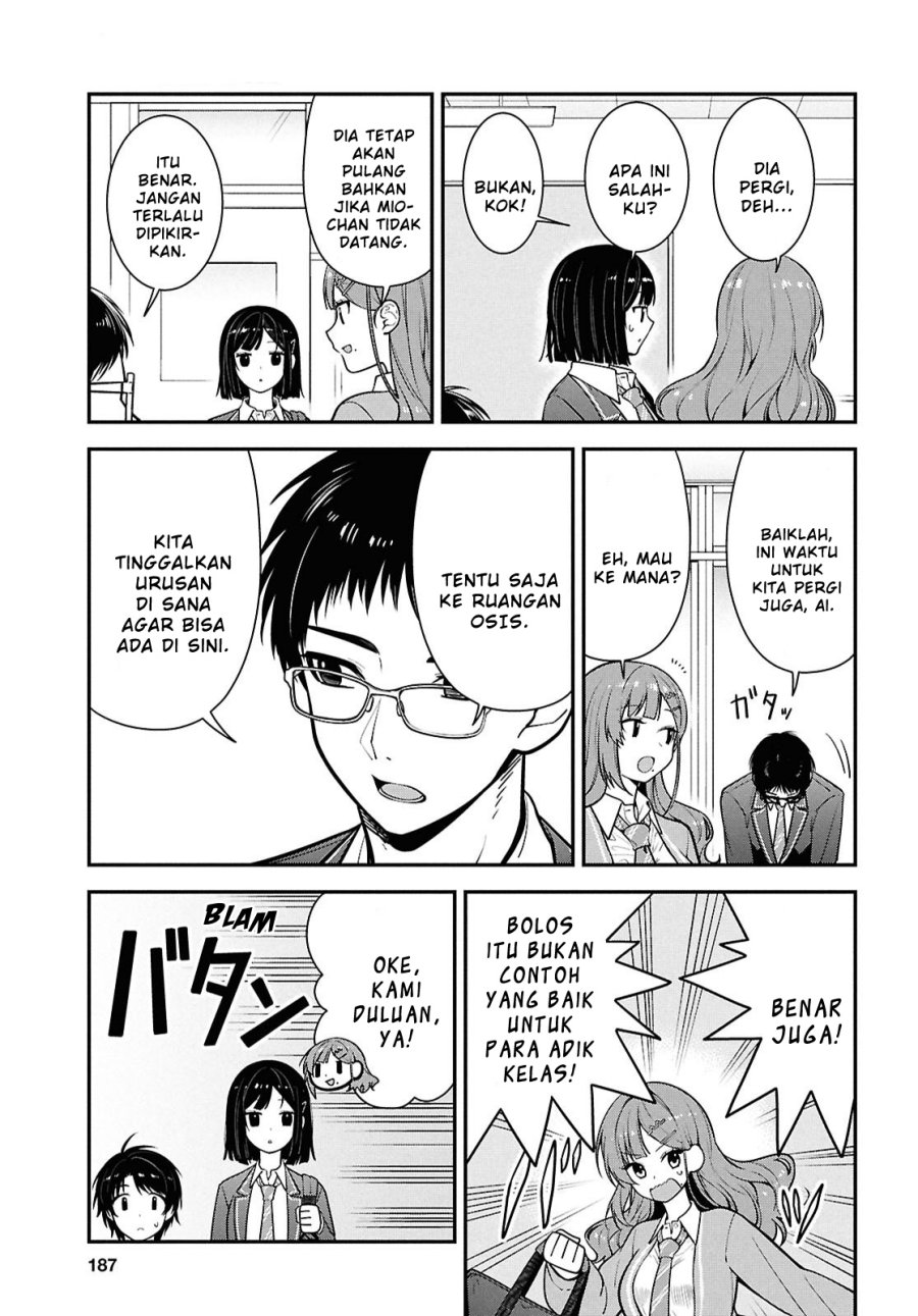 Tonari no Seki no Yankee Shimizu-san ga Kami o Kuroku Sometekita Chapter 11 - Halaman 5