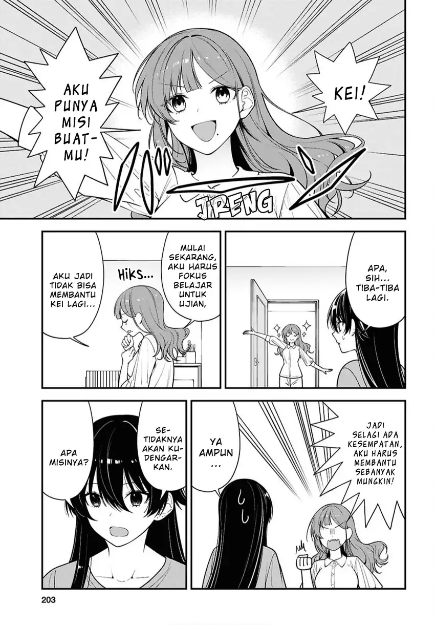 Tonari no Seki no Yankee Shimizu-san ga Kami o Kuroku Sometekita Chapter 17 - Halaman 5