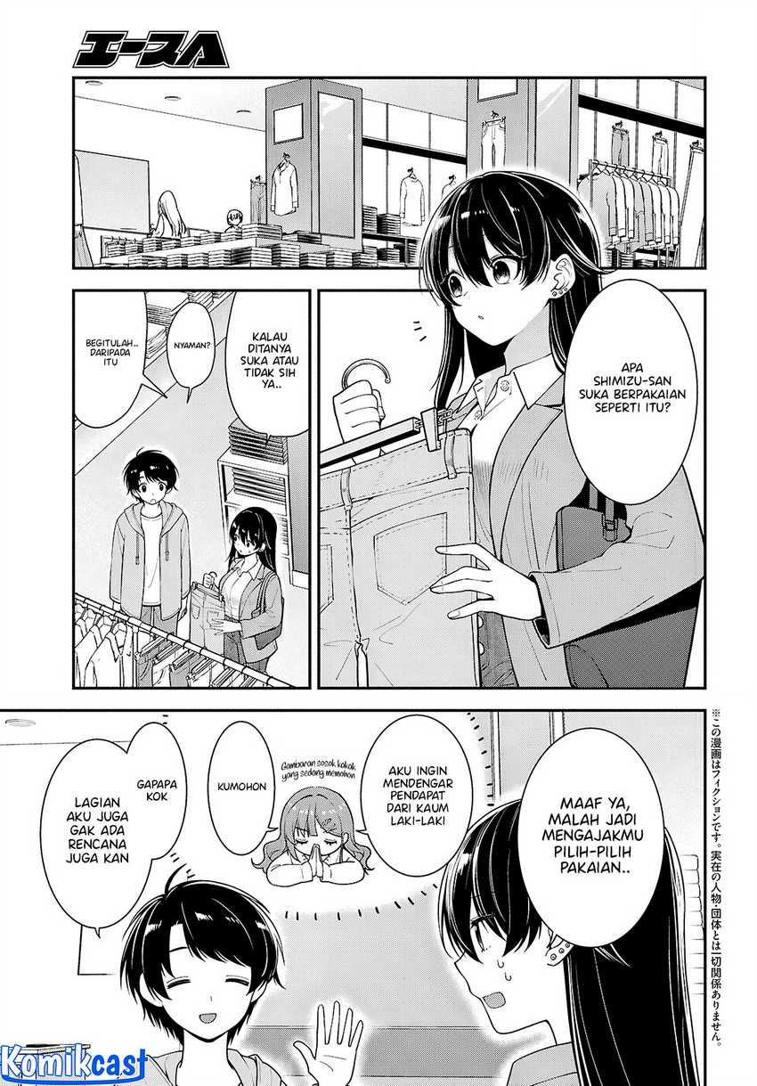 Tonari no Seki no Yankee Shimizu-san ga Kami o Kuroku Sometekita Chapter 6 - Halaman 4