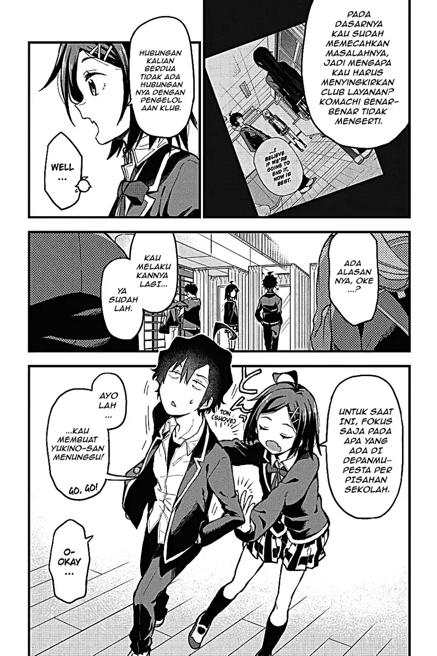 Yahari Ore no Seishun Love Come wa Machigatteiru @comic Chapter 113 Gambar 5