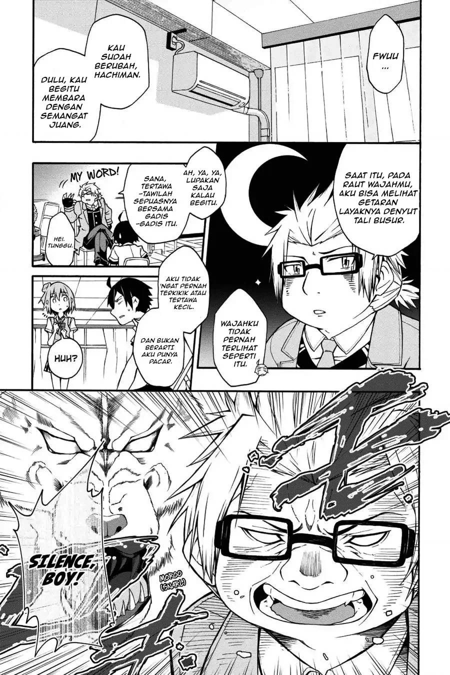 Yahari Ore no Seishun Love Come wa Machigatteiru @comic Chapter 18 Gambar 5