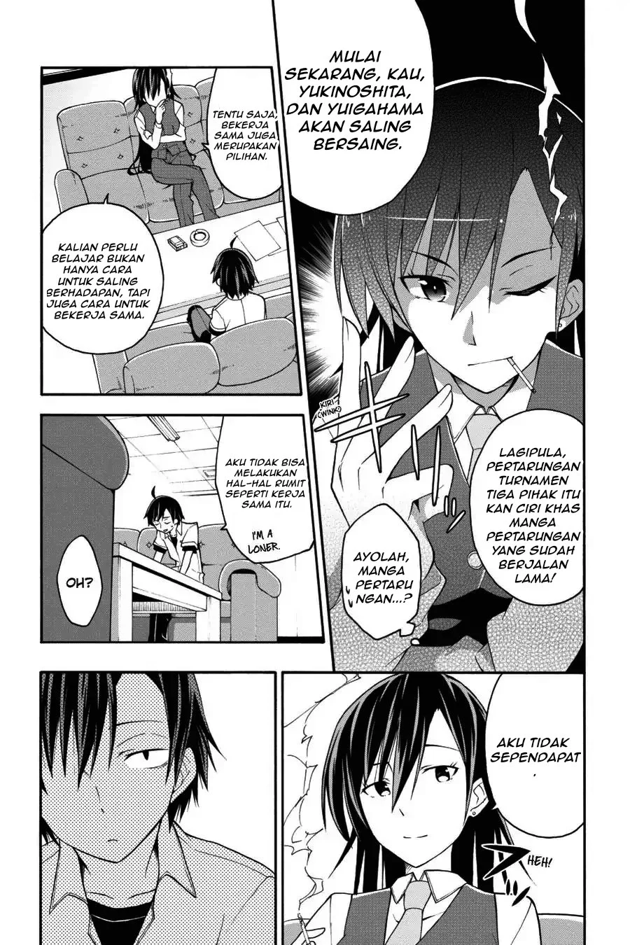Yahari Ore no Seishun Love Come wa Machigatteiru @comic Chapter 20 Gambar 4