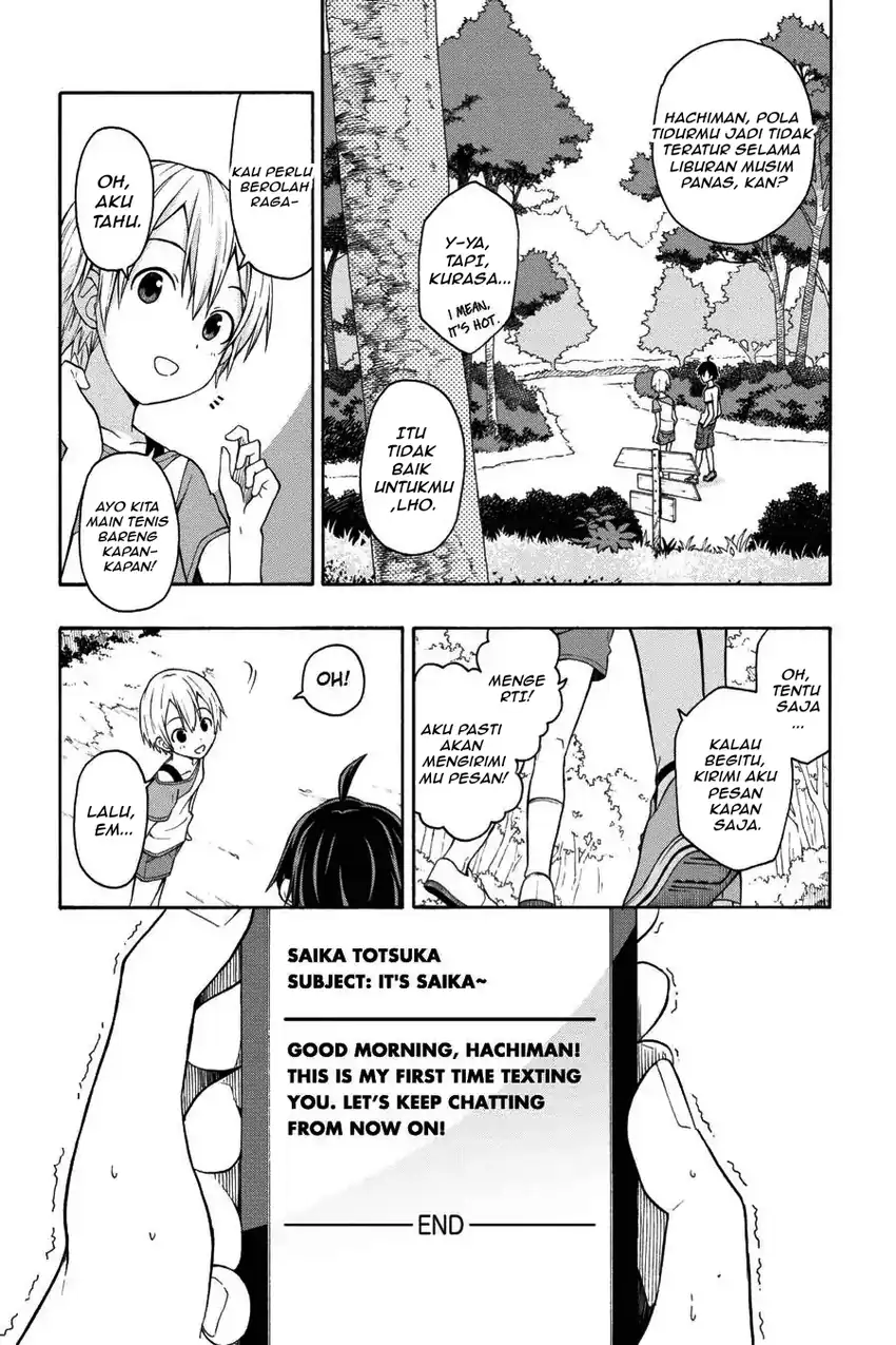 Yahari Ore no Seishun Love Come wa Machigatteiru @comic Chapter 26 Gambar 4