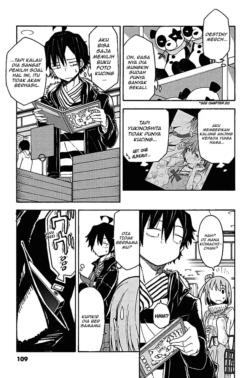 Yahari Ore no Seishun Love Come wa Machigatteiru @comic Chapter 73 Gambar 5