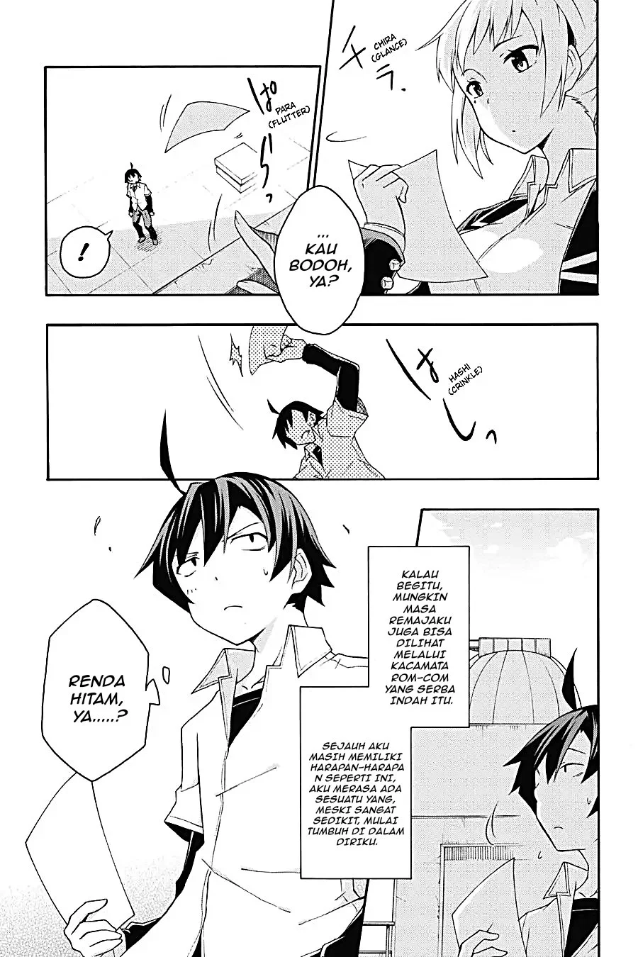 Yahari Ore no Seishun Love Come wa Machigatteiru @comic Chapter 9.1 Gambar 3
