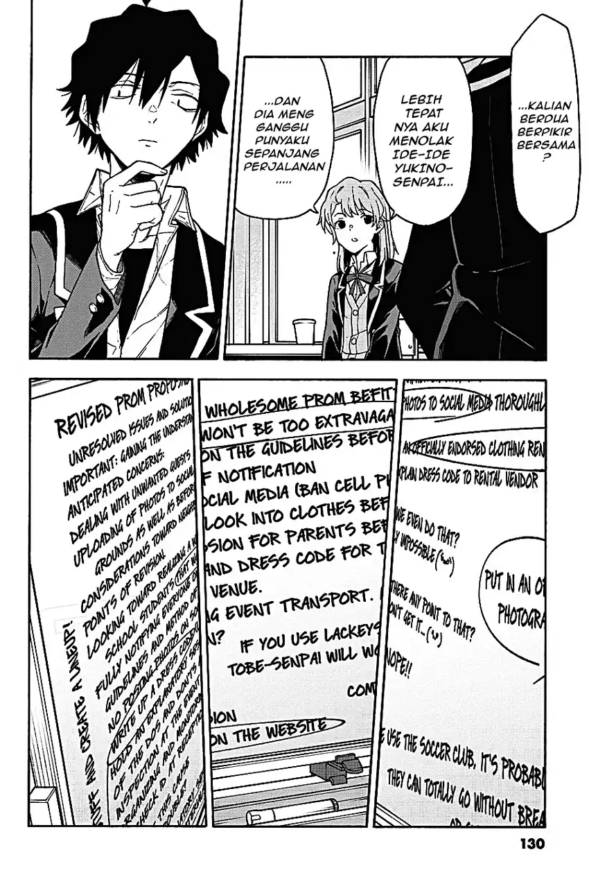 Yahari Ore no Seishun Love Come wa Machigatteiru @comic Chapter 95 Gambar 6