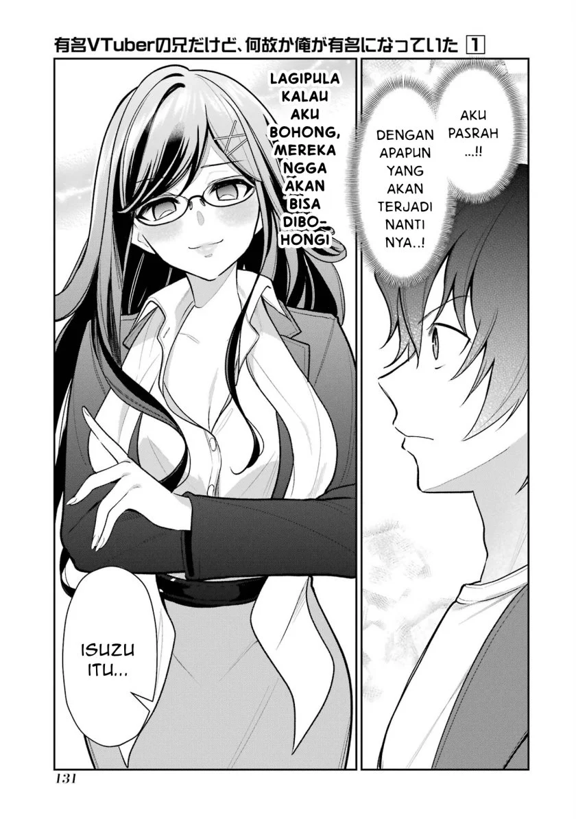 Yuumei VTuber no Ani Dakedo Nazeka Ore ga Yuumei ni Natteita Chapter 6 Gambar 4