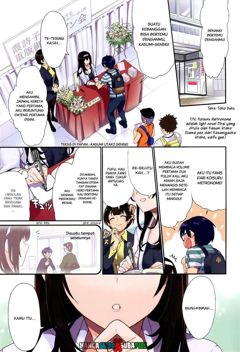 Saenai Heroine no Sodatekata: Koisuru Metronome Chapter 1 Gambar 6