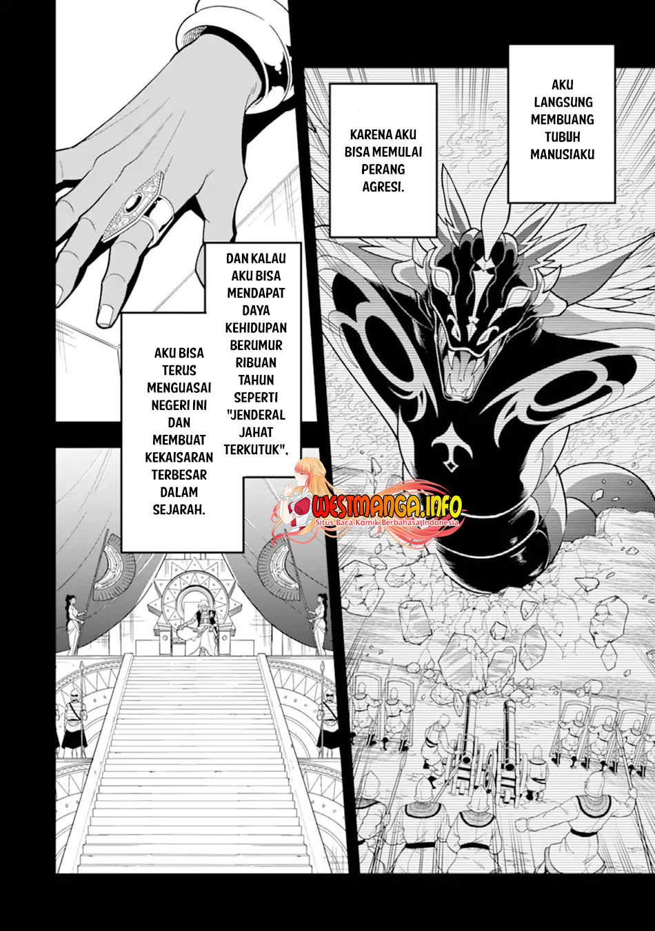 Kouryakuhon o Kushi Suru Saikyou no Mahoutsukai ~”meirei sa sero” to wa Iwa Senai Oreryuu Mao Tobatsu Saizen Ruuto ~ Chapter 29 Gambar 6