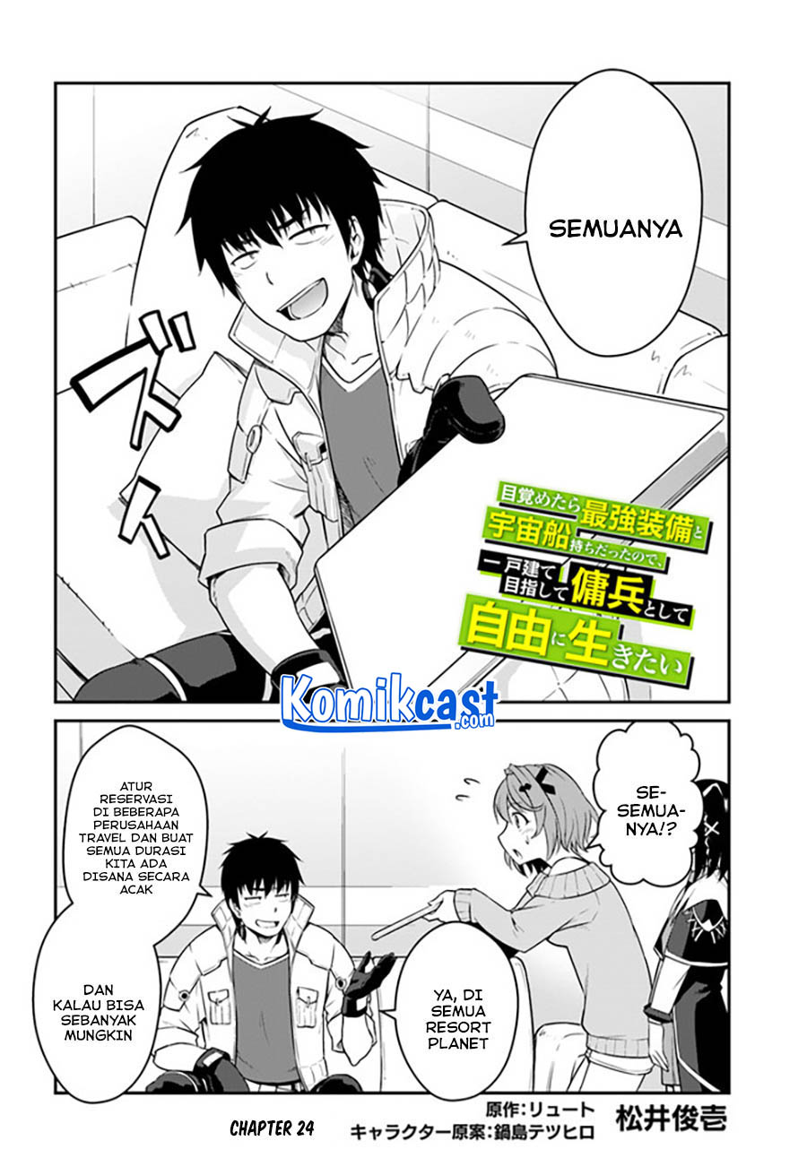 Mezametara Saikyou Soubi to Uchuusen-mochi datta no de Chapter 24.1 Gambar 3