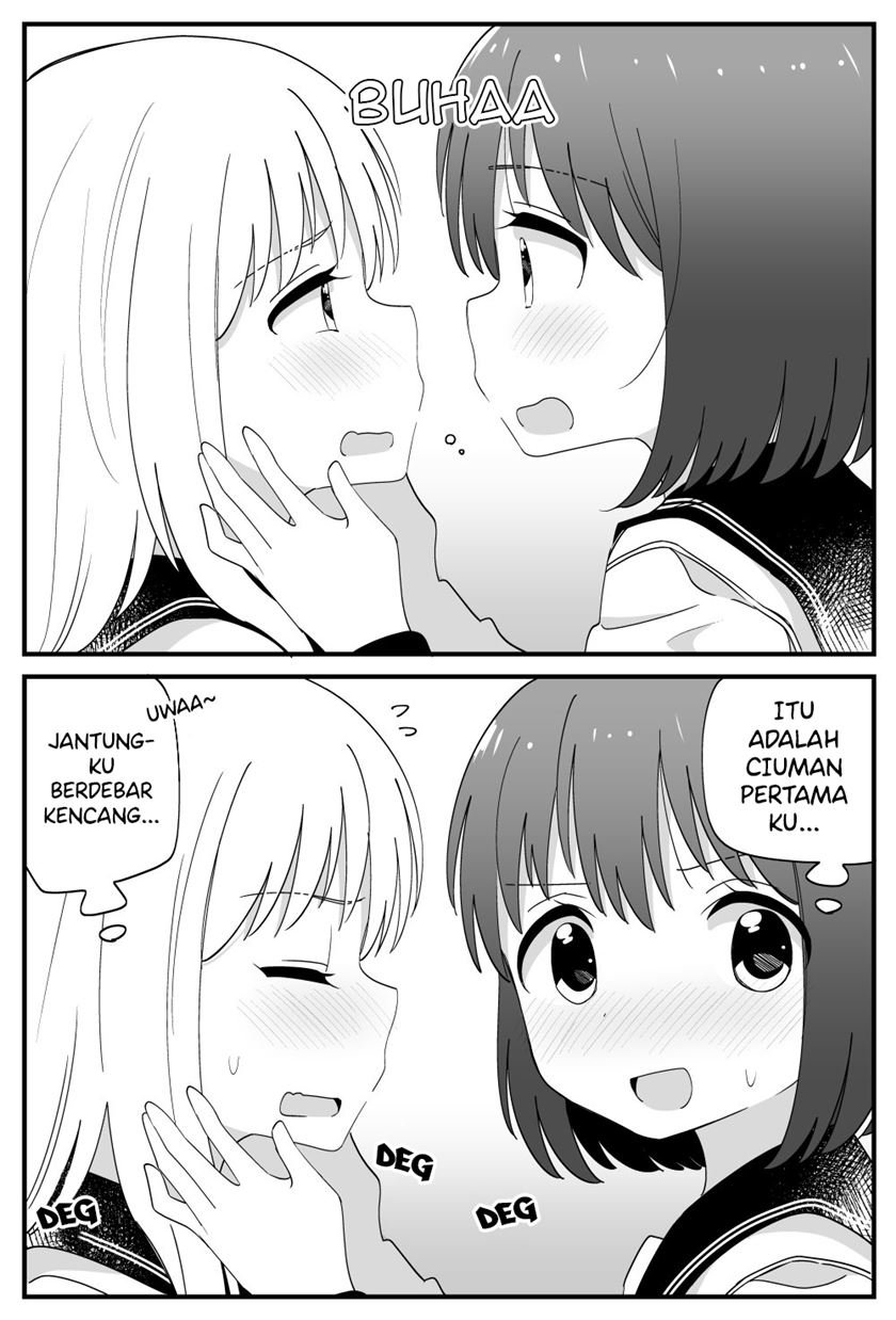 Hajimete Kisu Shita Toki no Onnanoko Futari no Hannou Chapter 00.1 Gambar 3
