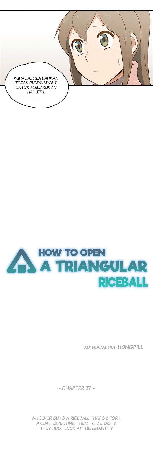 How to Open a Triangular Riceball Chapter 27 halaman 3