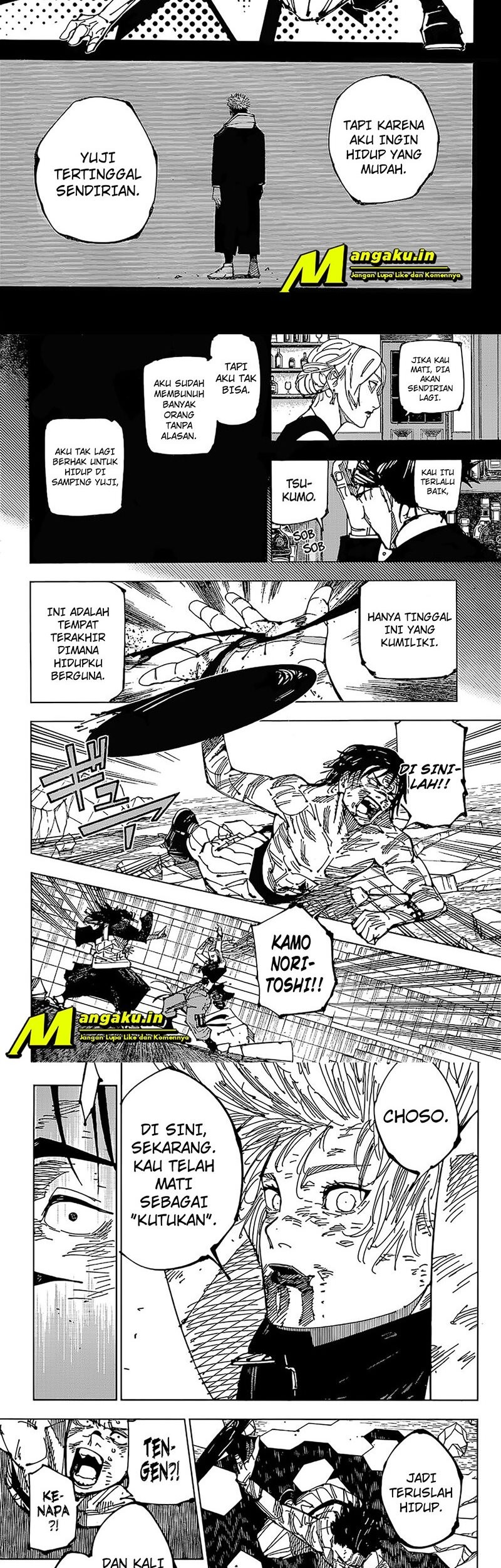 Jujutsu Kaisen Chapter 208 halaman 3