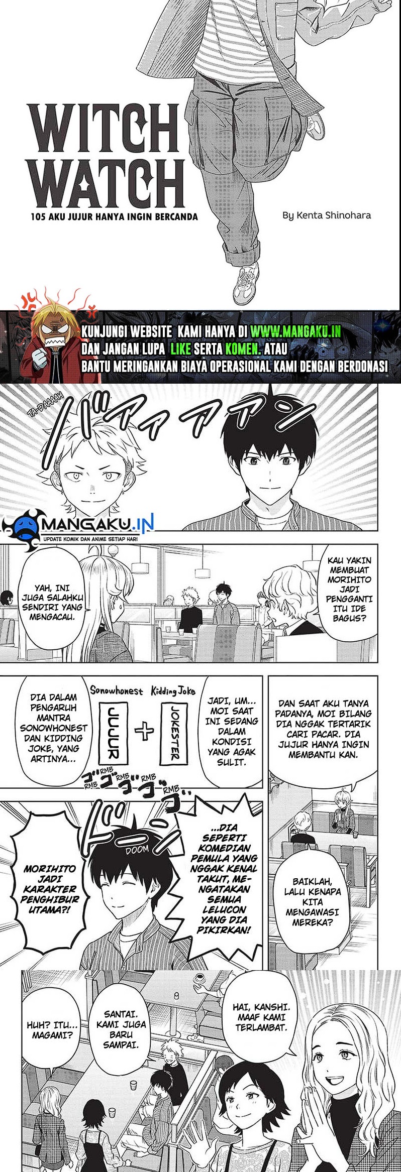 Witch Watch Chapter 105 Gambar 3