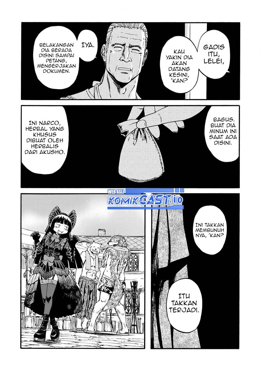 Gate – Jietai Kare no Chi nite Kaku Tatakeri Chapter 123 Gambar 5