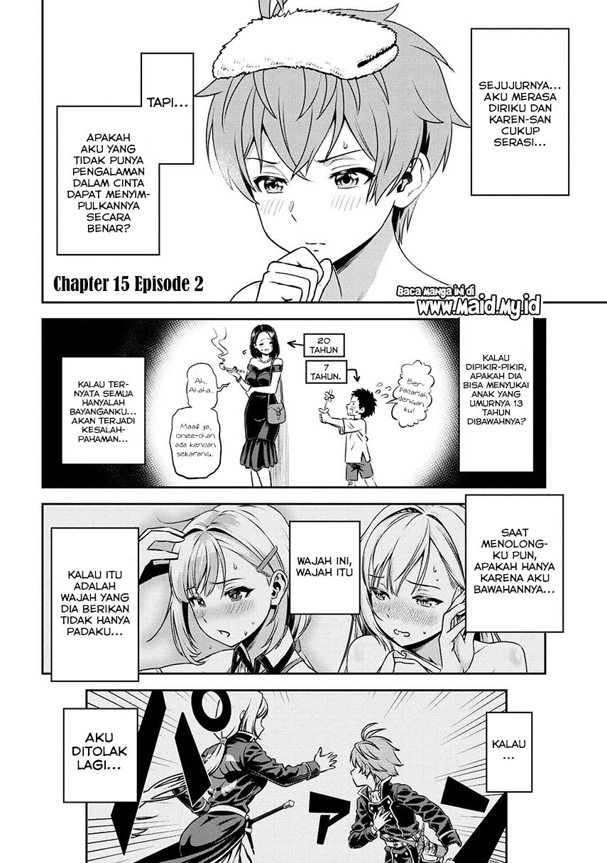Toshiue elite onna kishi ga boku no mae de dake kawaii Chapter 15.2 Gambar 3