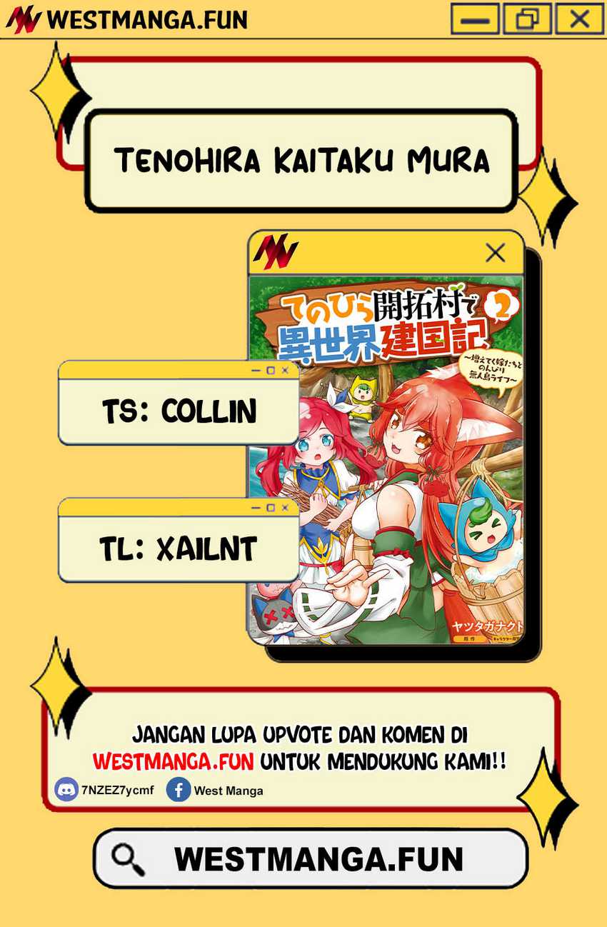 Tenohira Kaitaku Mura de Isekai Kenkokuki: Fueteku Yome-tachi to Nonbiri Mujintou Life (fix) Chapter 55 Gambar 4