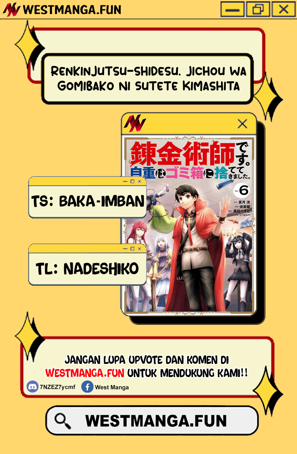 Renkinjutsu-shidesu. Jichou Wa Gomibako Ni Sutete Kimashita Chapter 18 Gambar 4
