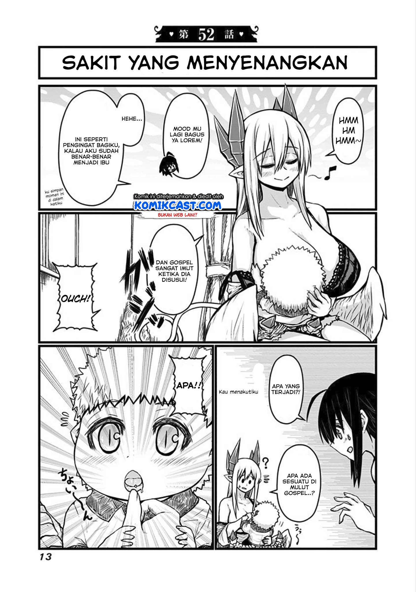 Musuko ga Kawaikute Shikataganai Mazoku no Hahaoya Chapter 52 Gambar 3