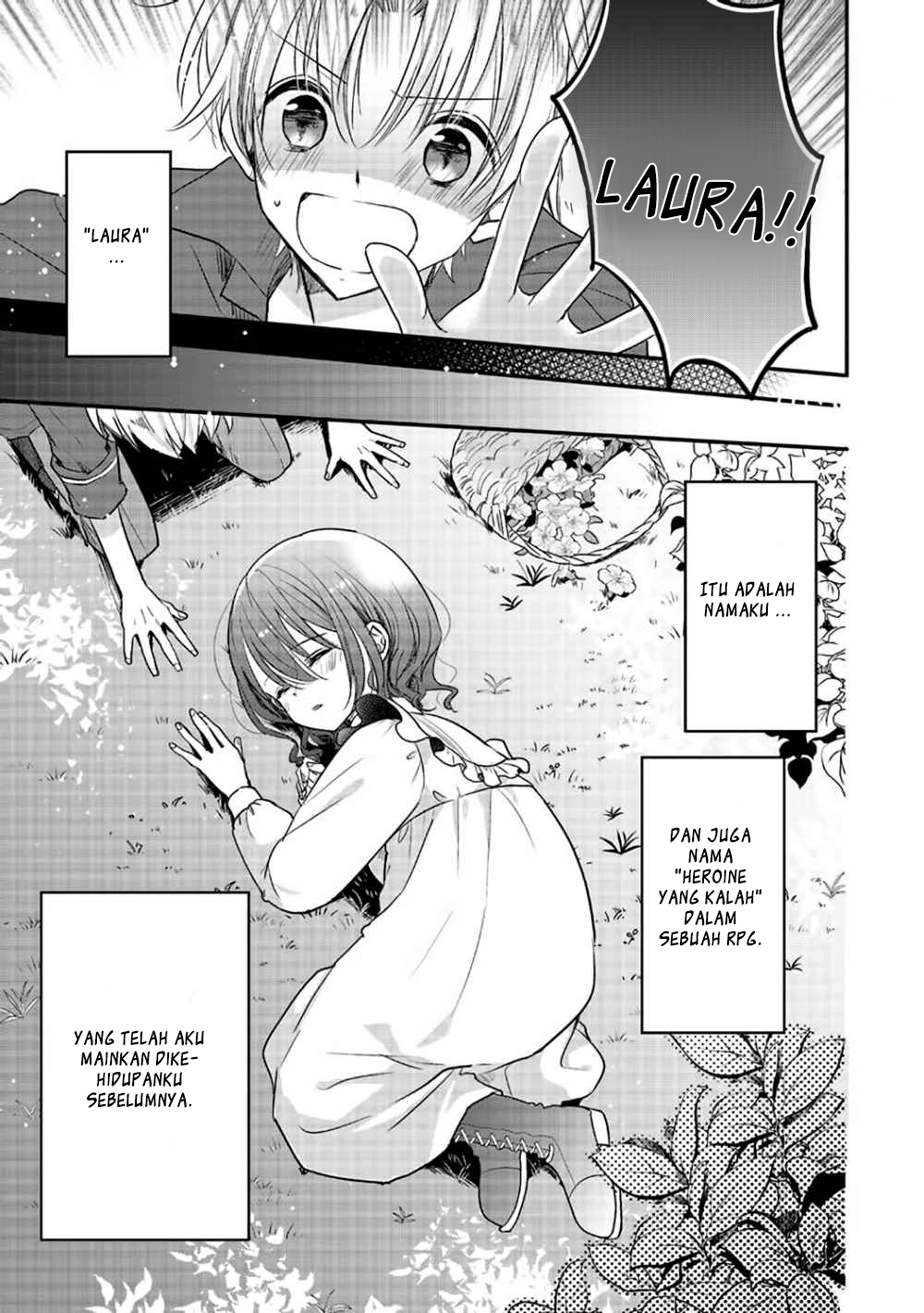 Yuusha-sama no Osananajimi to iu Shokugyou no Make Heroine ni Tensei shita no de, Chougoushi ni Job Change shimasu. Chapter 01 Gambar 5