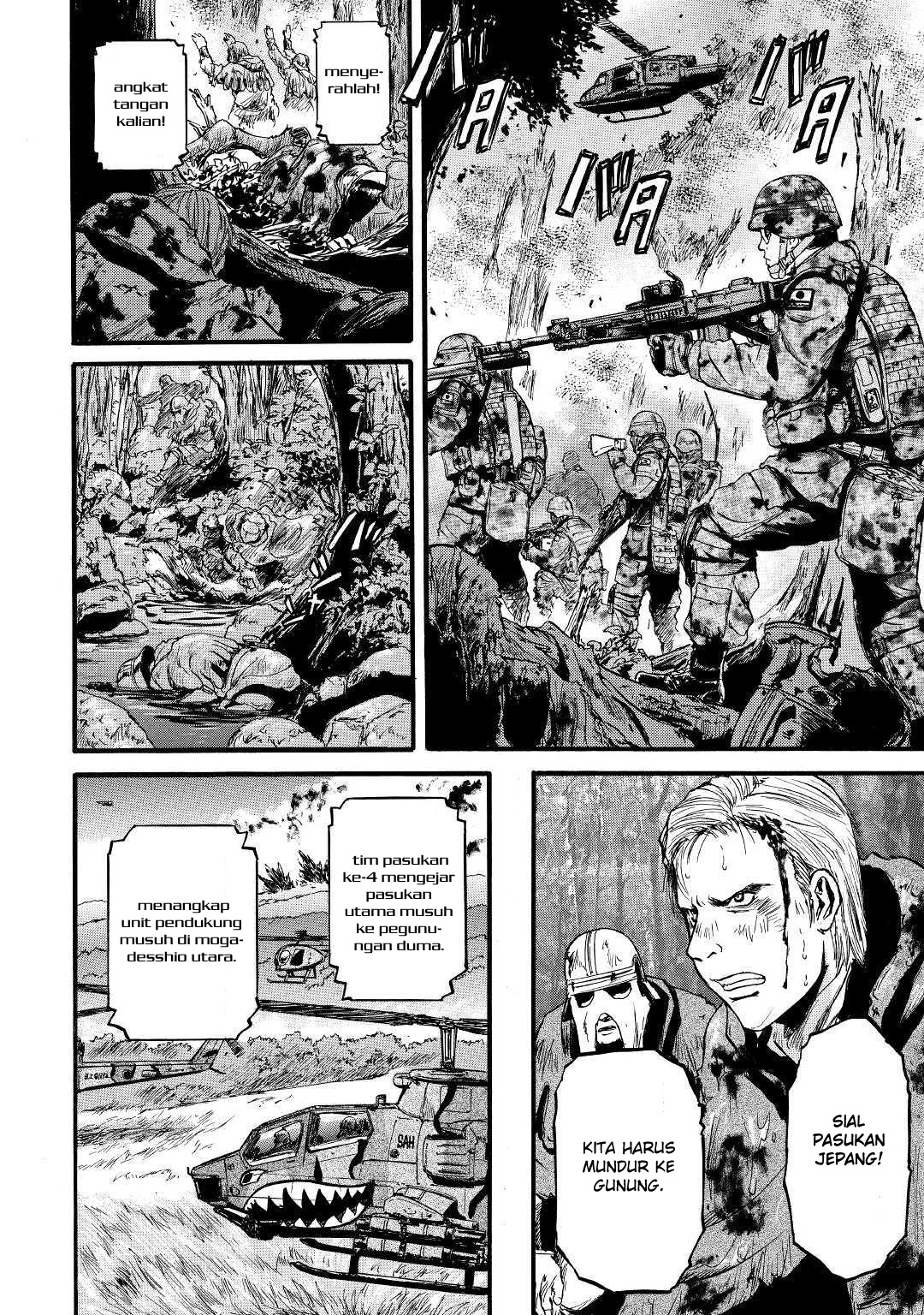 Gate – Jietai Kare no Chi nite Kaku Tatakeri Chapter 90 Gambar 4
