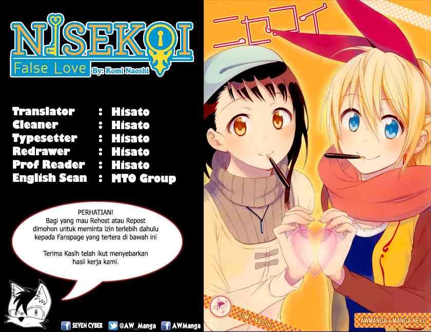 Nisekoi Chapter 60 Gambar 3
