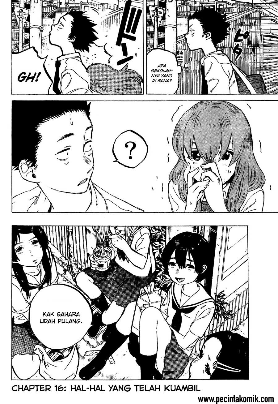 Koe no Katachi Chapter 16 Gambar 3