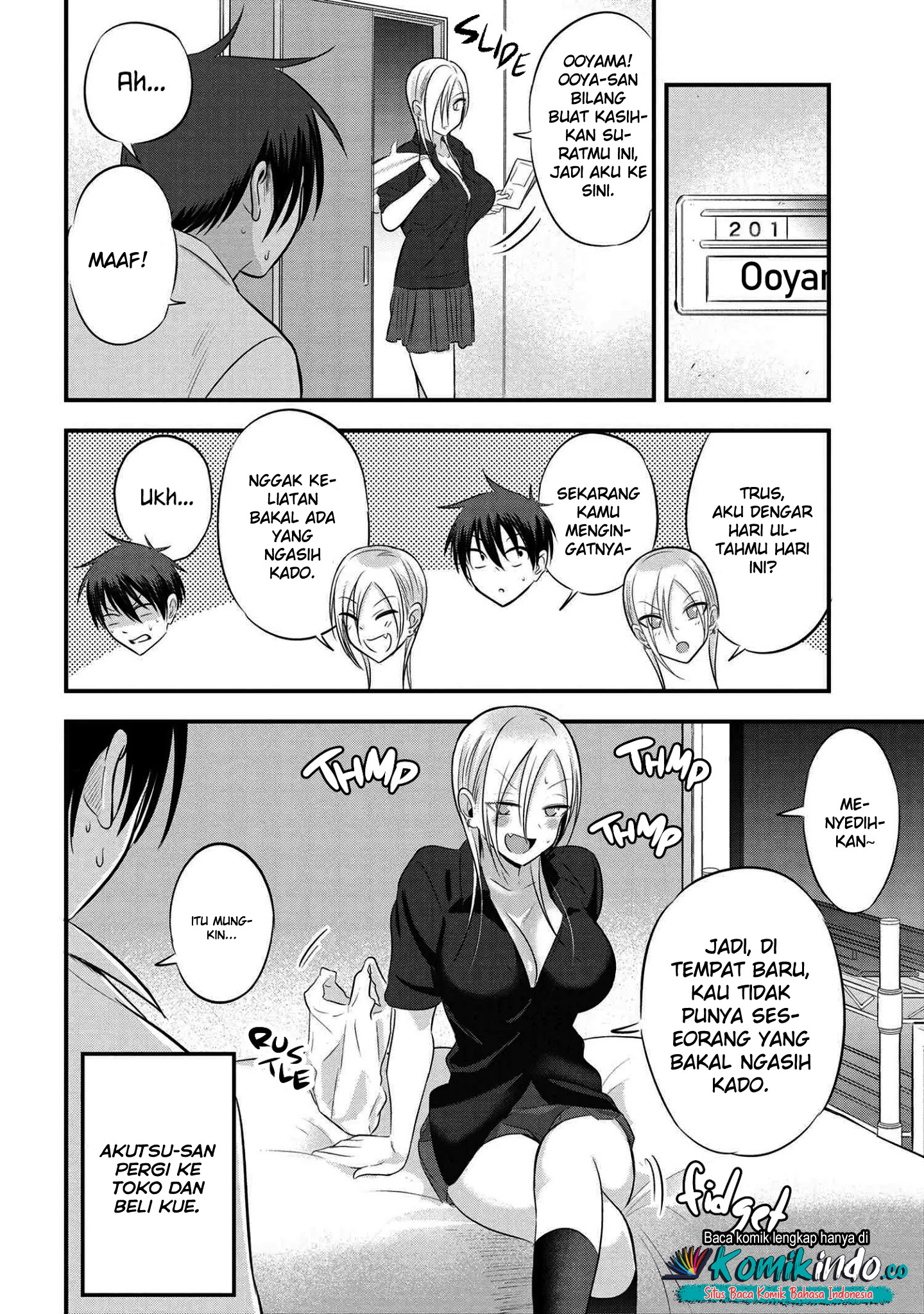 Please Go Home, Akutsu-san! Chapter 68 Gambar 3