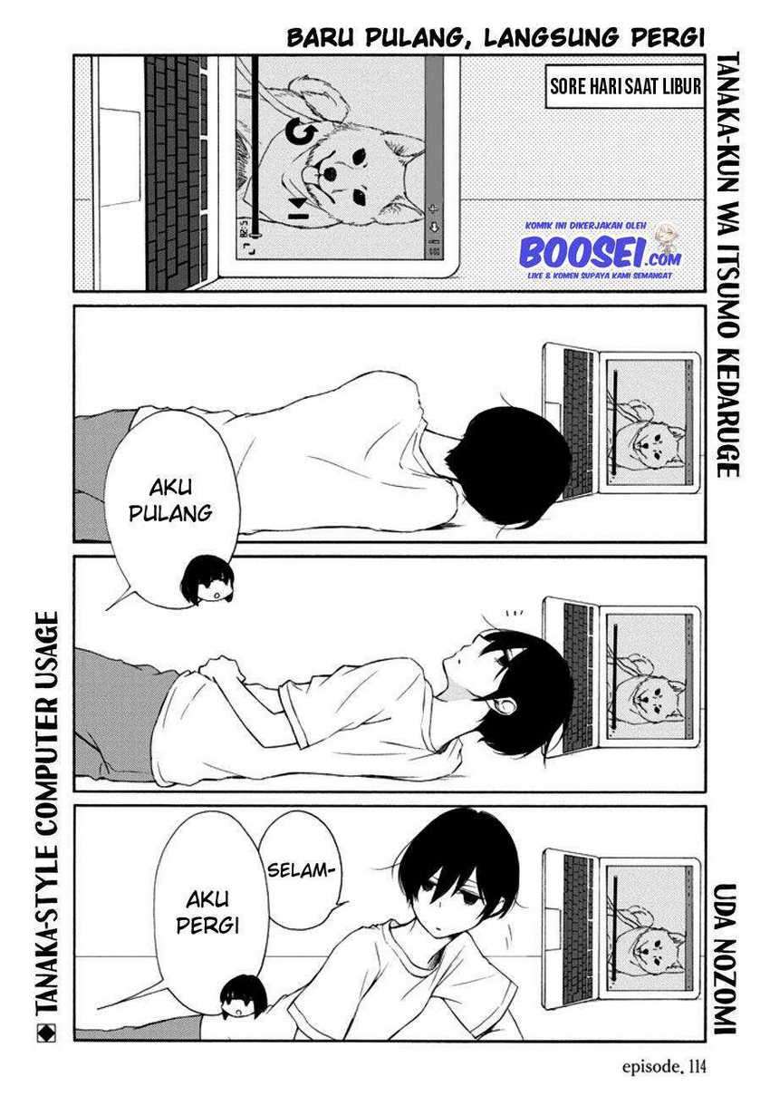 Tanaka-kun wa Itsumo Kedaruge Chapter 114 Gambar 3