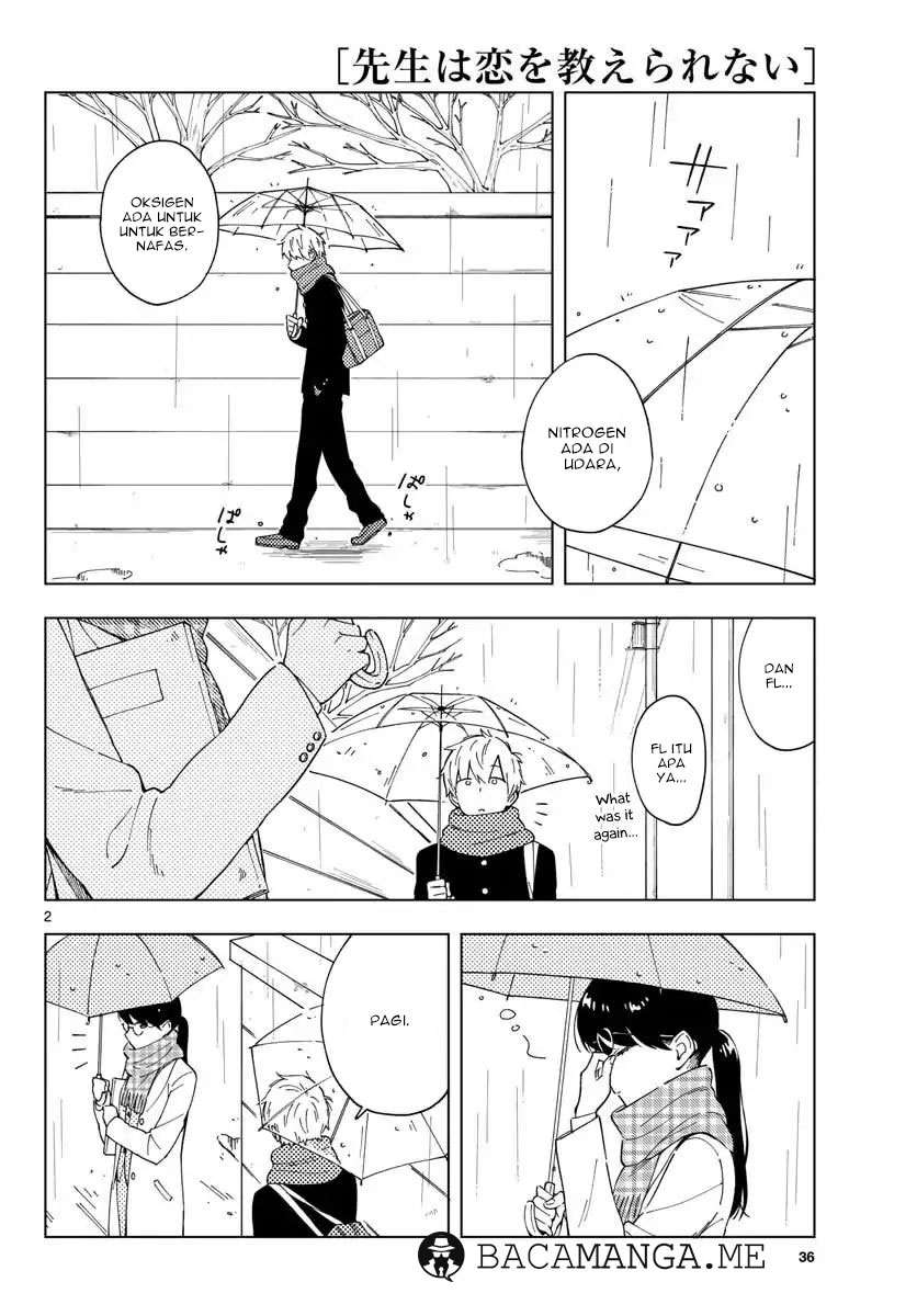 Sensei wa Koi wo Oshierarenai Chapter 3 Gambar 3